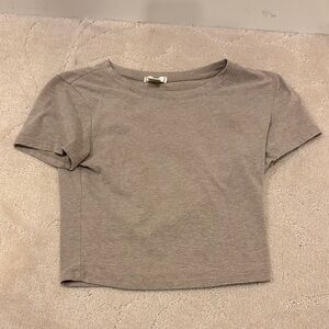 Bozzolo Tan Crop Top